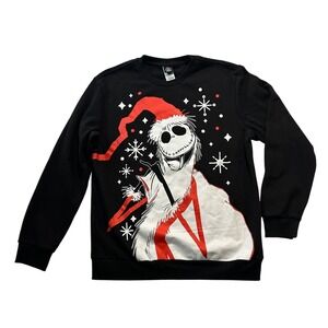 Disney Nightmare Before Christmas‎ Jack Skellington Holiday Sweatshirt Mens M 38
